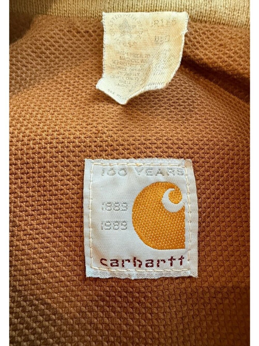 Carhartt 1989 100 Anniversary Duck Medium Santa Fe Bomber Jacket - Picture 7 of 16